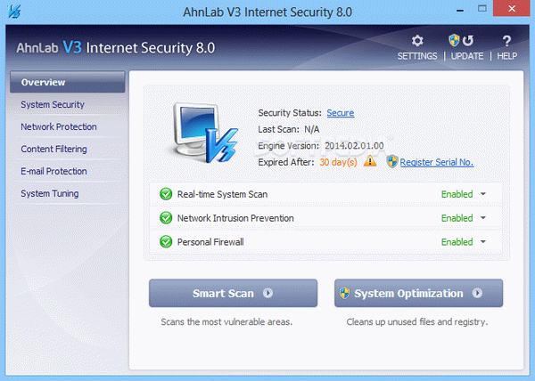 ahnlab v3 internet security serial key