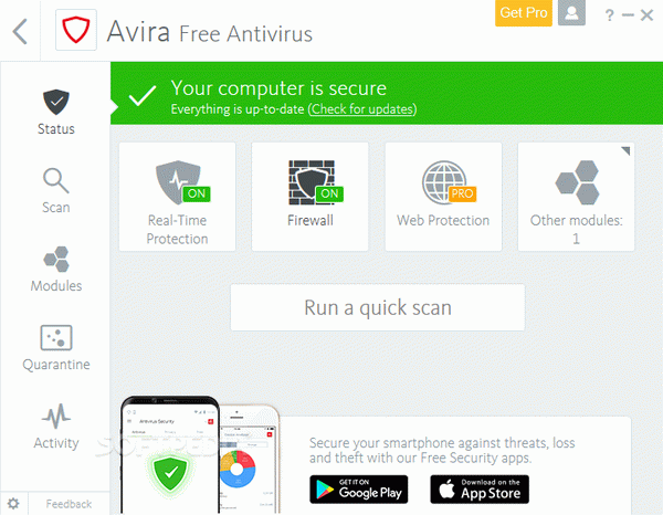 Avira Free Antivirus Crack + Activator Download