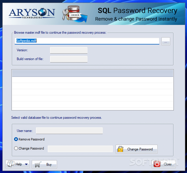 Aryson SQL Password Recovery Crack + License Key