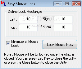 Easy Mouse Lock Crack With Serial Number Latest