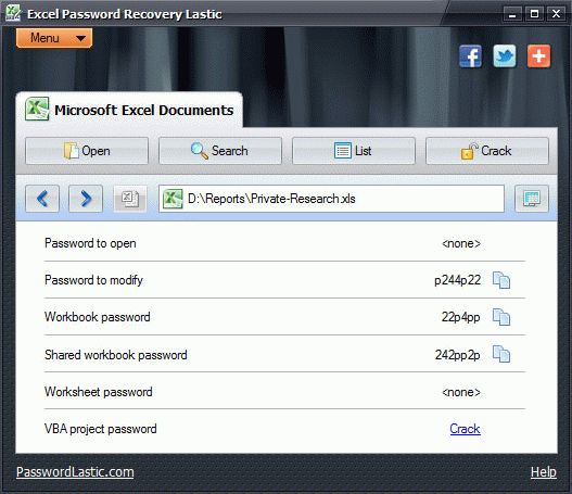 Excel Password Recovery Lastic Crack With Serial Key Latest