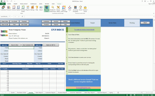 Invoice Manager for Excel Crack With Activation Code 2024