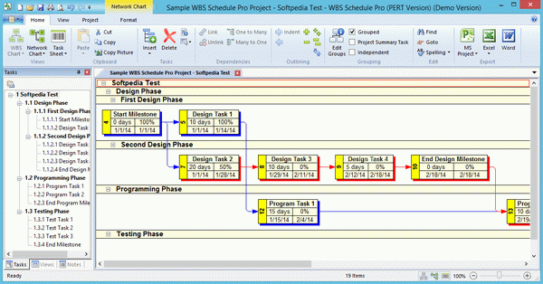 WBS Schedule Pro (PERT Version) Crack With Serial Number