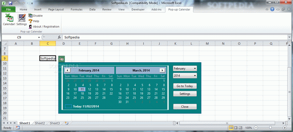 Pop-up Excel Calendar Crack + Keygen Updated
