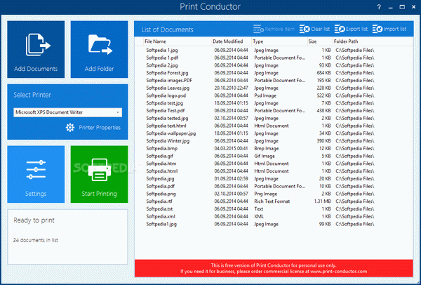 print conductor license