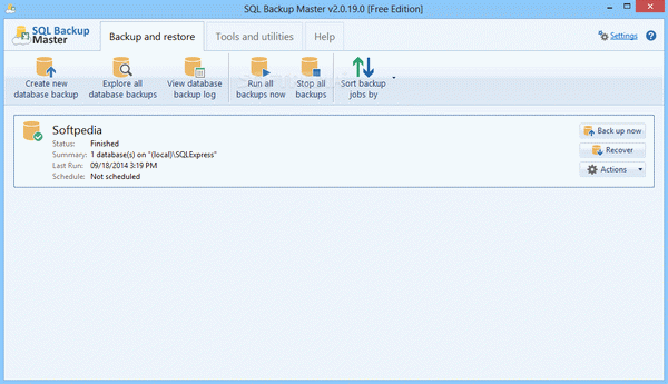 downloading SQL Backup Master 6.3.621
