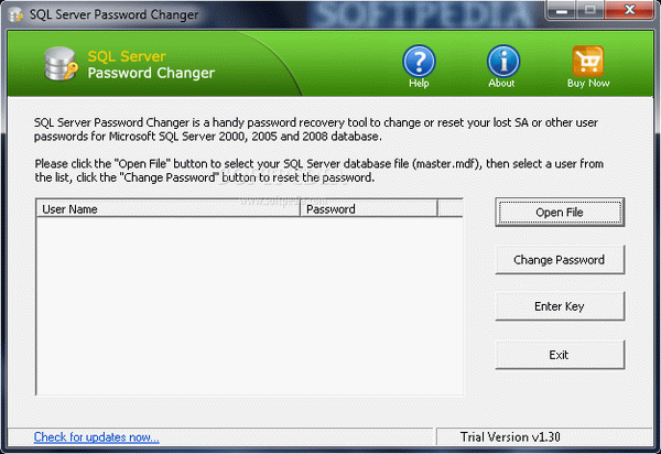 SQL Server Password Changer Crack With License Key Latest
