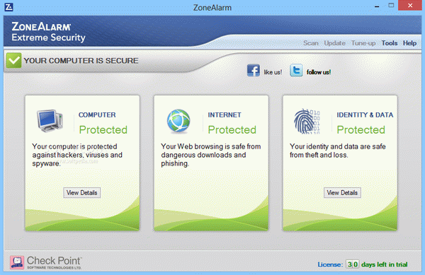 download zonealarm security