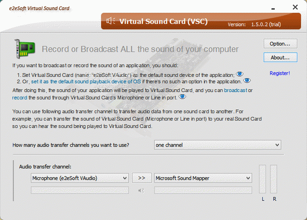 Virtual Sound Card (VSC) Crack Plus Activation Code