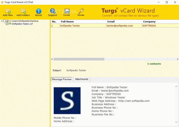 Turgs vCard Wizard Crack With Activator Latest 2024